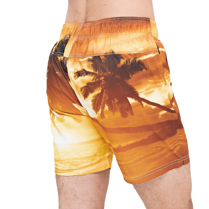 Crosshatch Heren Beach Dream Sunset Zwemshort (Oranje)