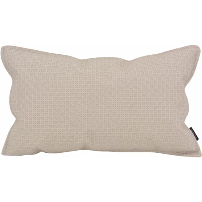 NOVÉE Sierkussen embossed beige | 30 x 50 cm | pu leder