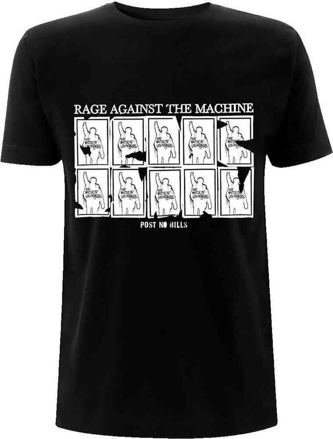 Rage Against The Machine - Post No Bills Heren T-shirt - L - Zwart