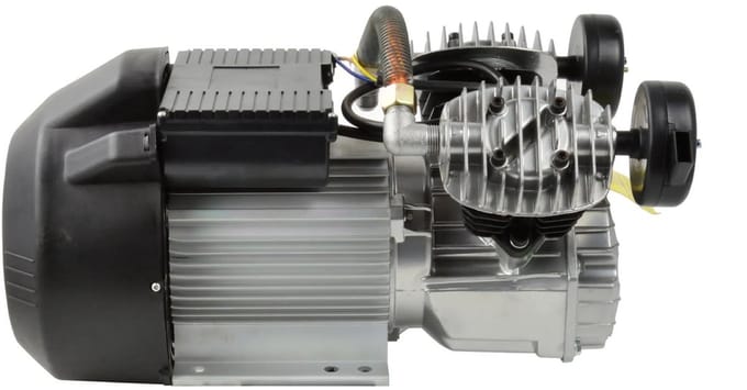 GEKO Luchtcompressor - 50L - Dubbele zuigerpomp - Krachtige motor