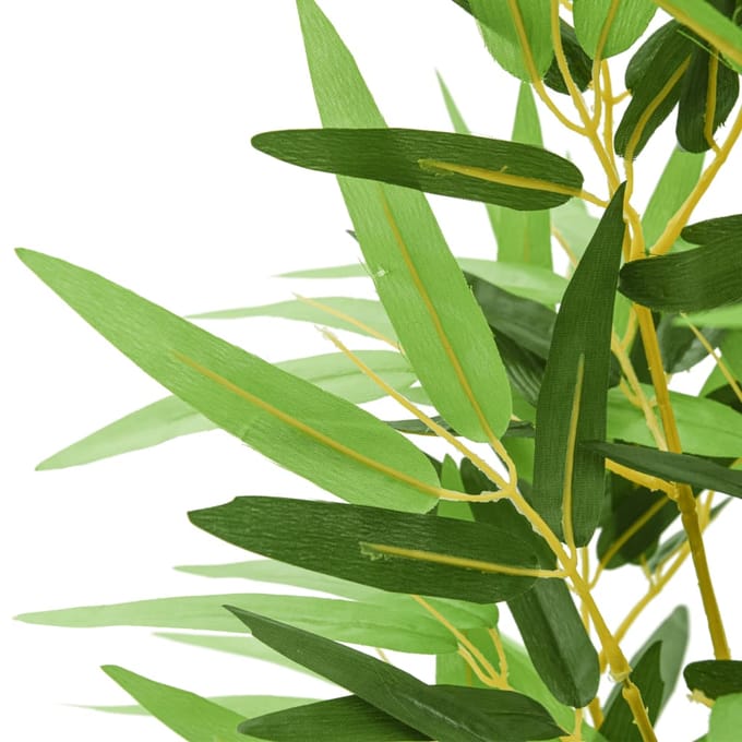 vidaXL Kunstplant bamboe 1288 bladeren 180 cm groen