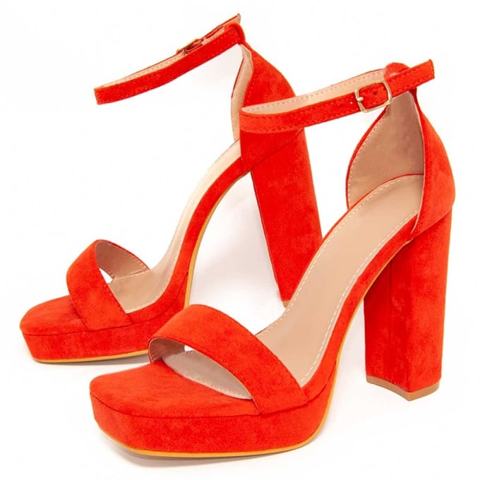 Dames Sandalen met Hak. Montevita Altsan 104973 35 oranje