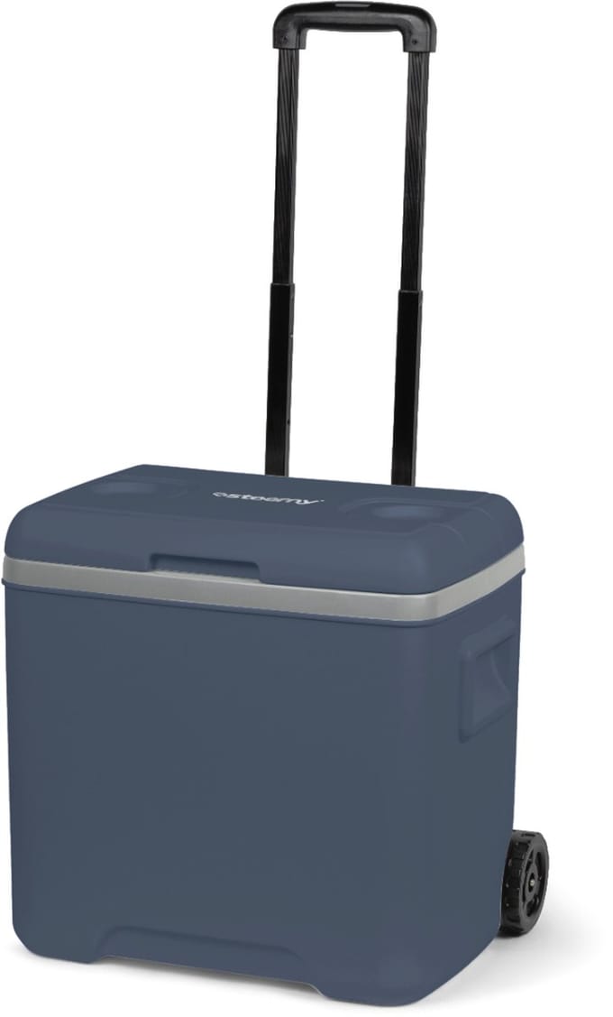 Steamy Cool 30 - Middelgrote koelbox op wielen - 30 Liter - Frigobox - Blauw