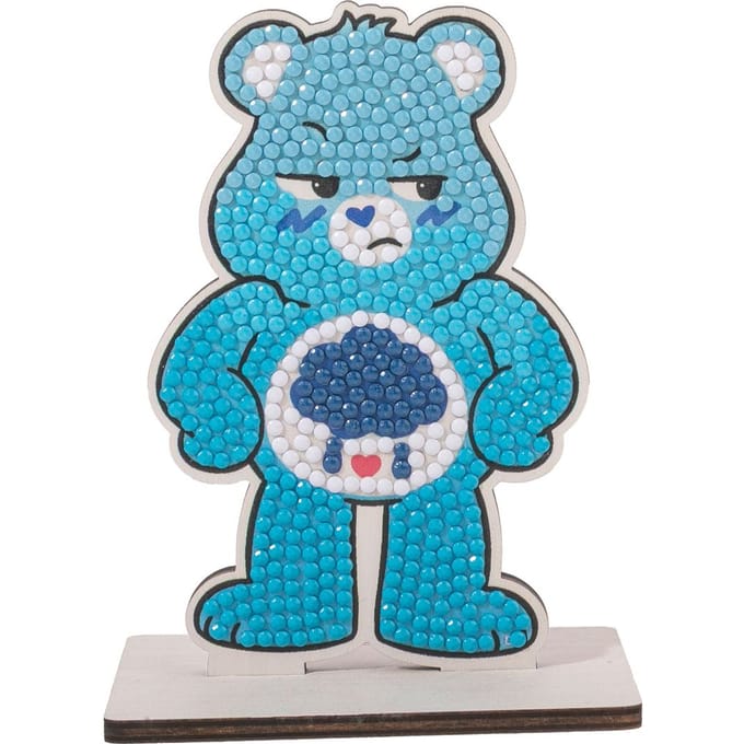 Diamond Painting "Crystal Art Buddy", 11 x 8 cm - Grumpy Bear