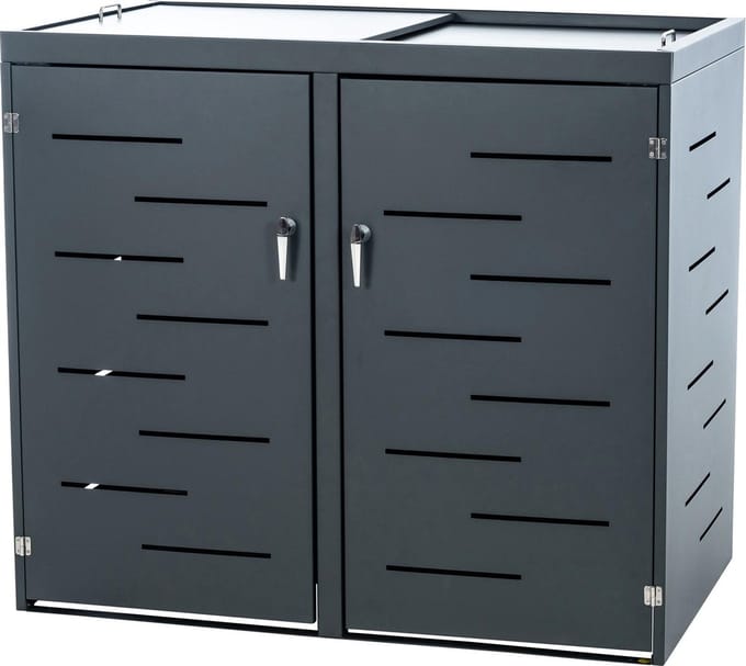 Clp Tanis Containerberging - Antraciet 132x80x116 cm