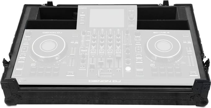 UDG Ultimate Flightcase Denon DJ SC LIVE 4 Black Plus Wheels (U91081BL) - DJ-controller case