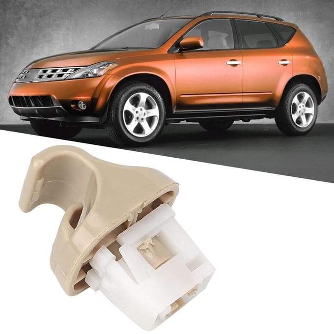 Zonnevizier Haak Clip Vervangingsaccessoire Geschikt voor Nissan Murano 20032007 beige