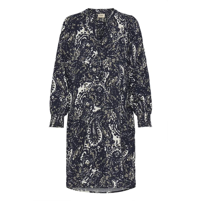 fransa - FRFLOWA DR 1 - Dames - Midi jurken