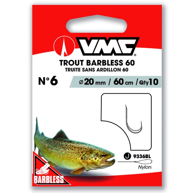 Haak VMC Trout Barbless 60 (x10)