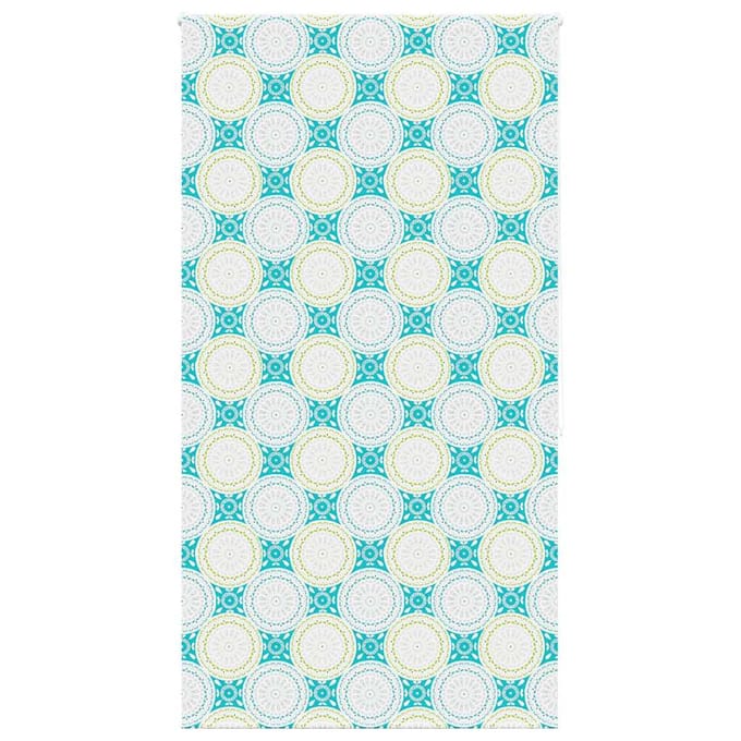 vidaXL - Doucherolgordijn - 120x240 - cm - stofbreedte - 116 - cm
