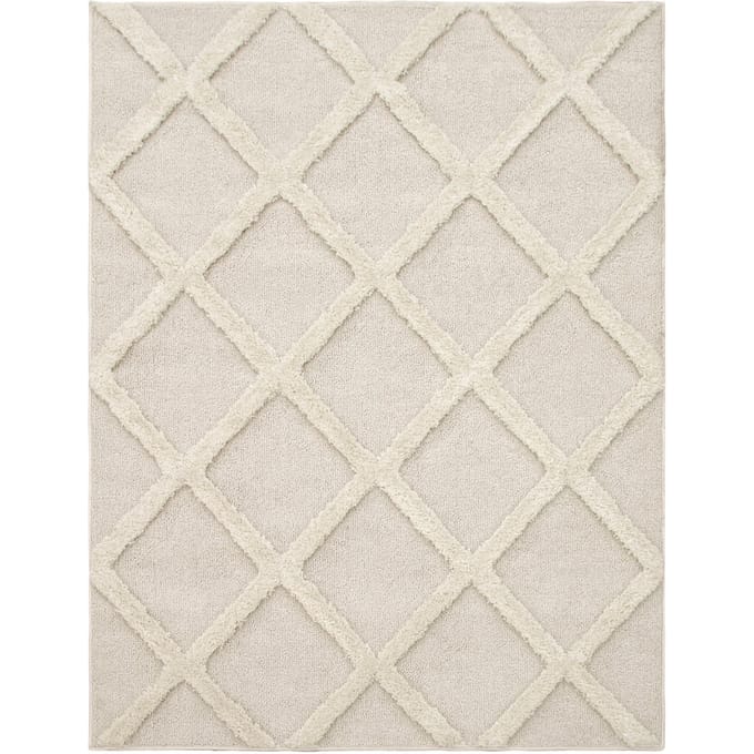 Tapijt Geneva beige 80x150 cm