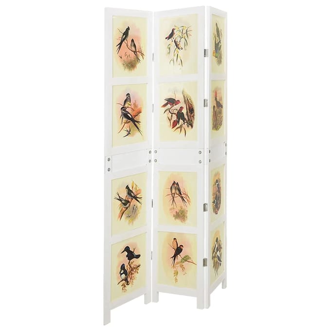vidaXL - Romdivider - Paneel - Wit - 106 - x - 165 - cm - MDF