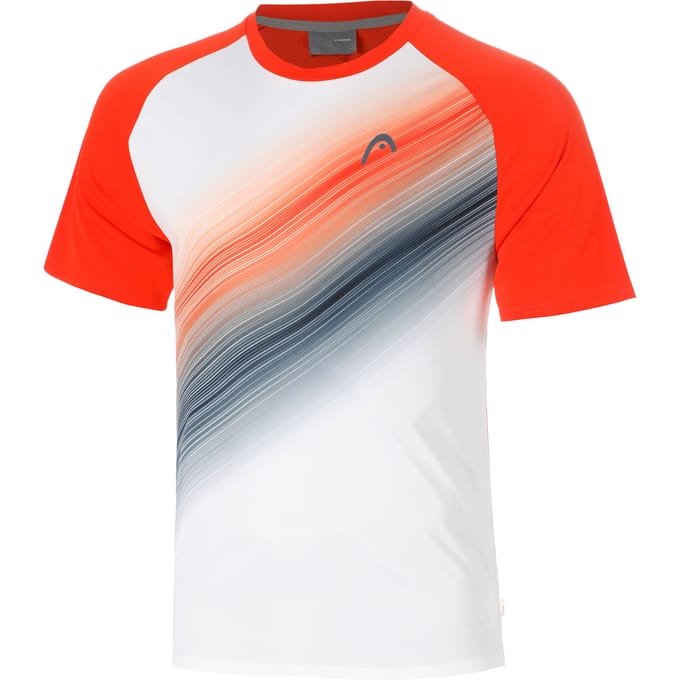 HEAD Topspin T-shirt Heren-rood, wit