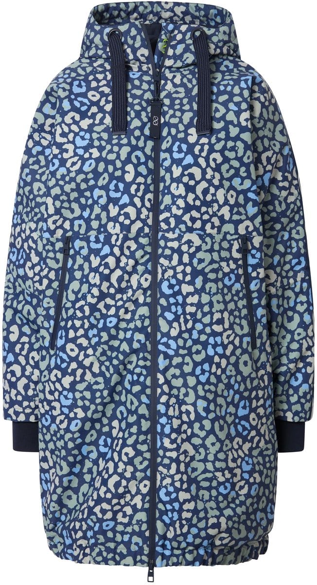Laurasøn - Dames - Functionele outdoorjas capuchon - Marine - Maat 44+