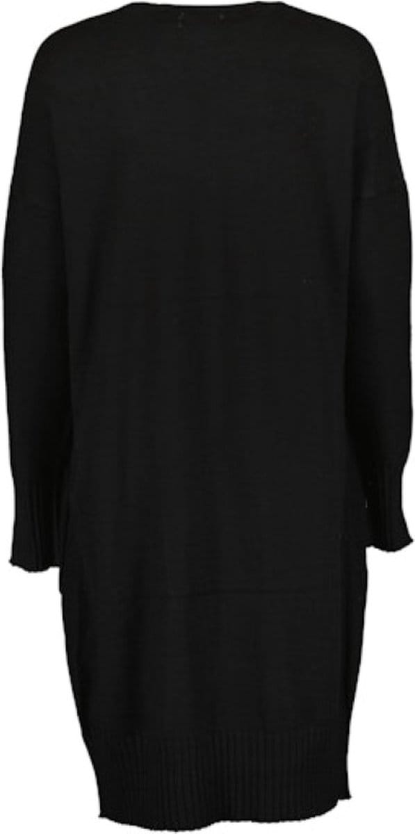 Blue Seven dames - Vest 248014 zwart lang + zakken maat 38