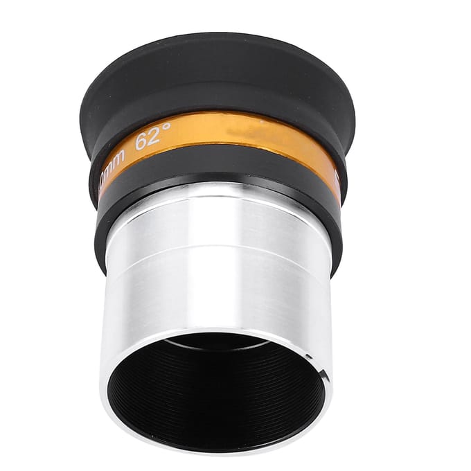 Asferisch Oppervlak Oculair Hoge Definitie Groothoek 62 Graden Lens 10mm Volledige Coating voor 1.25in black