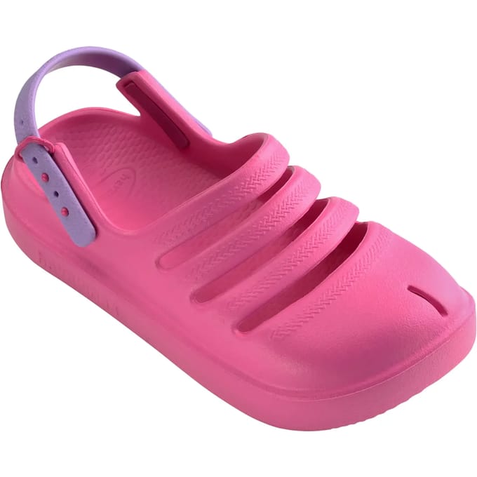 Havaianas Kids Clog Meisjes Slippers - Roze/Paars - Maat 33/34
