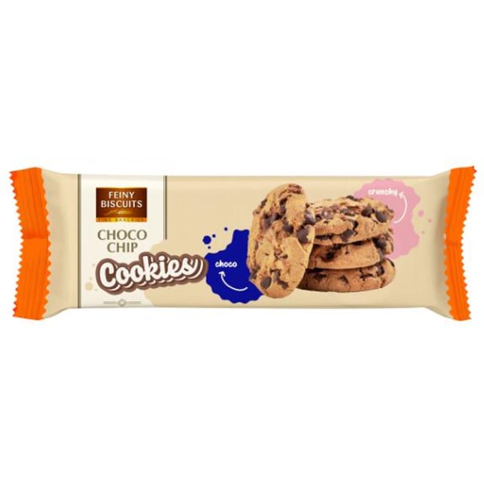Feiny Biscuits Cookies aux Pépites de Chocolat 125 g
