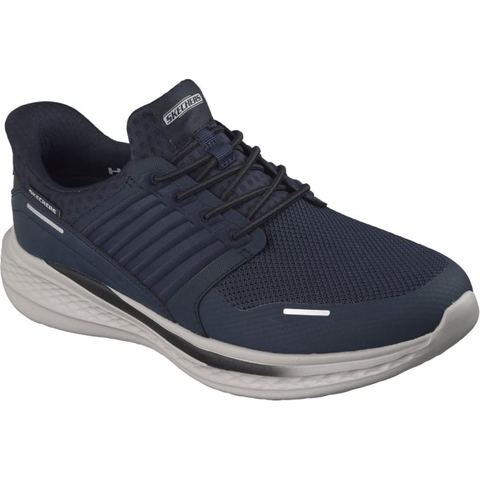 Skechers Slade Luther Heren Navy Synthetische / Mesh Sneakers