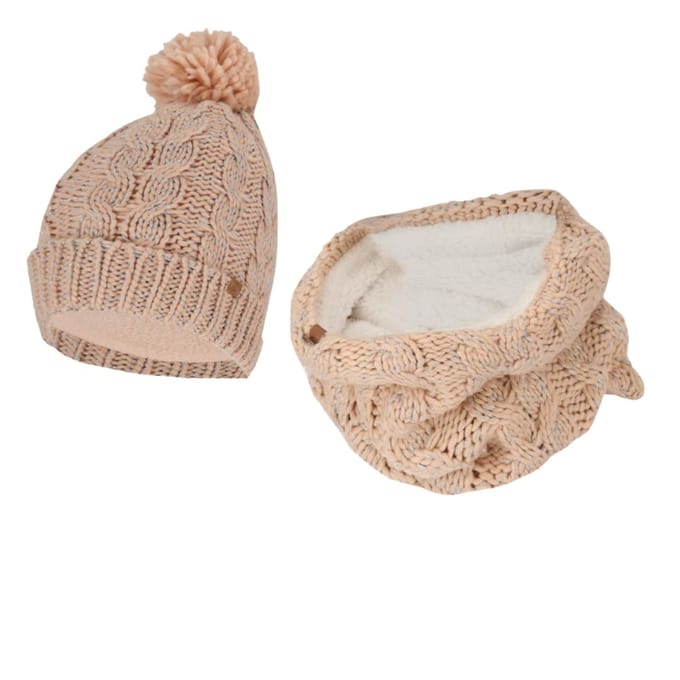 Colsjaal & Muts - Set dames - Fashion - Off White