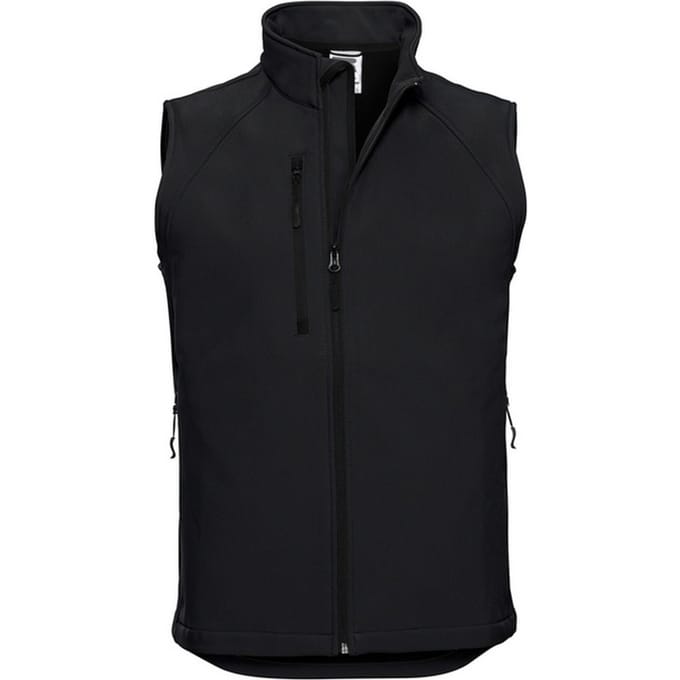 Russell Heren Softshell Gilet (Zwart)