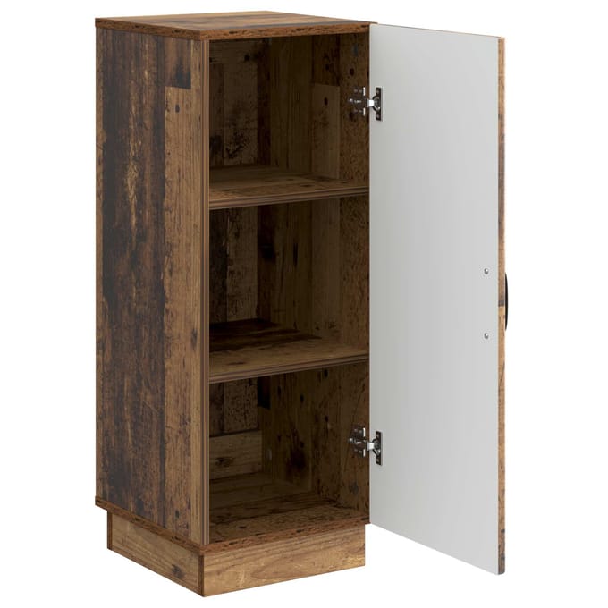 vidaXL - Dressoir - Oud - hout - 33 - x - 34,5 - x - 87 - cm - Bewerkt - hout