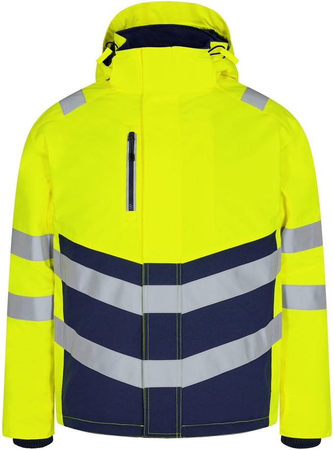 Engel Safety winterjack 1948-930 - Hi-vis Yellow / Blue Ink - S