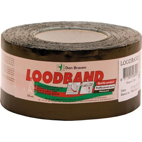 Zwaluw Den Braven 200424 Loodband - 100mm x 10m