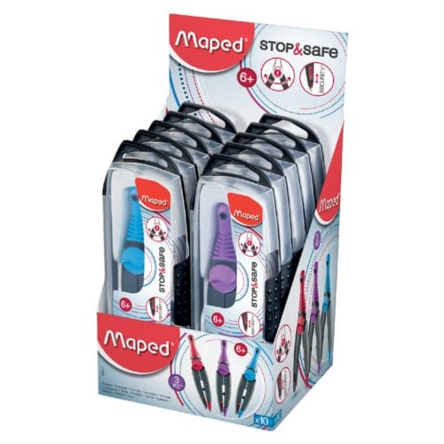 Passer Maped Stop & Safe 3delig display á 10 stuks assorti
