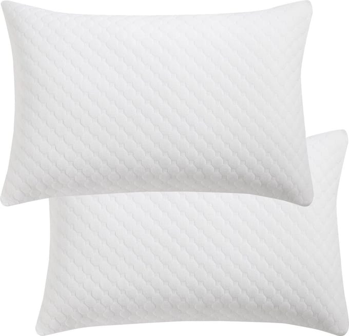 Juskys 2 Stuks Hoofdkussen / Slaapkussen / Kussen - 40 x 60 cm - Memory Foam