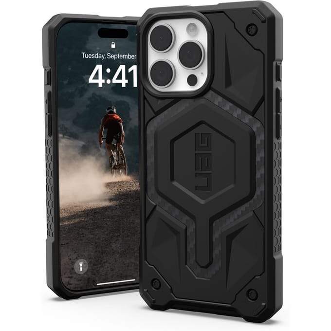 UAG - Monarch Pro Mag geschikt voor iPhone 16 Pro Max Hoesje - carbon black | carbon black