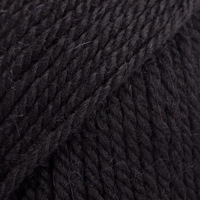 DROPS Nepal Uni Colour - 8903 zwart - Wol Garen