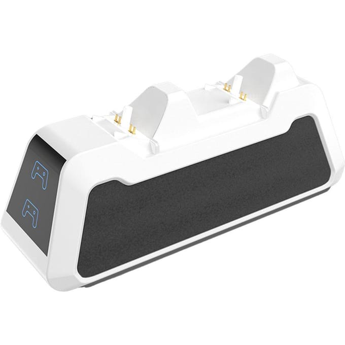 PS5 Controller Opladers met USB-kabel PS5 Controller Stand Dubbel USB Snel Oplaadstation met wit