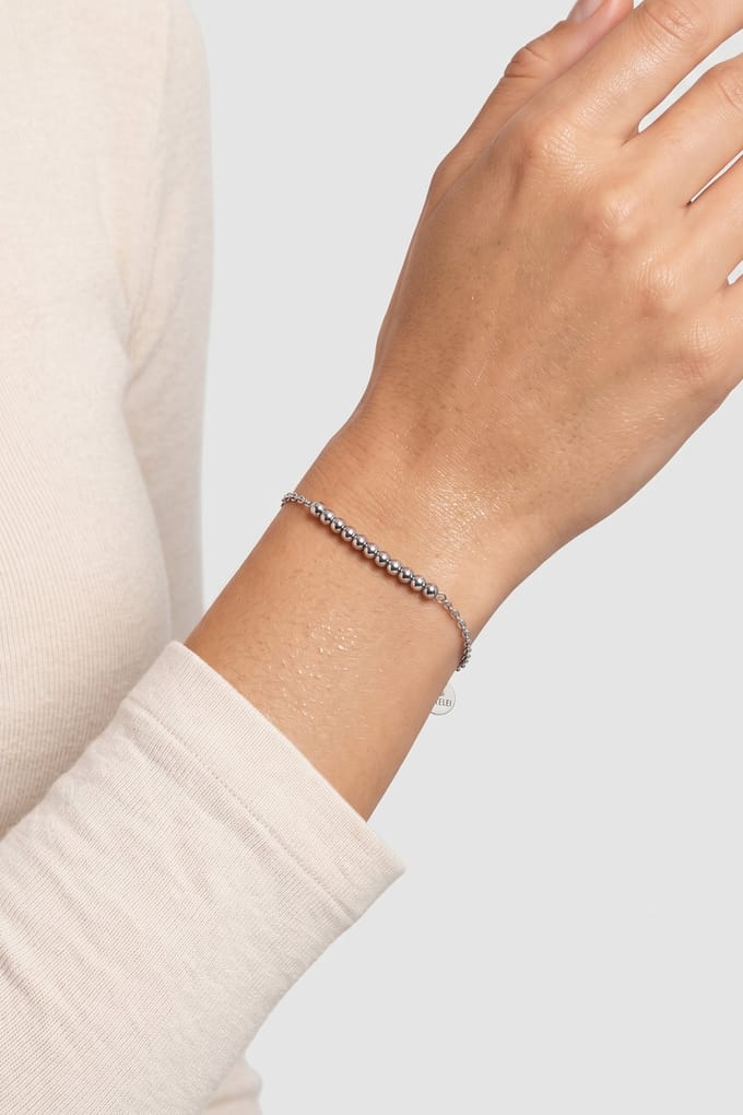 PURELEI Anxiety Armband Silver Größe: OS | Armbänder Outlet | Damen | Grau