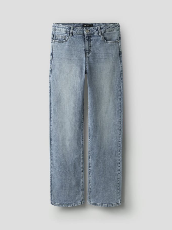 NAME IT - NLFBLI DNM NW R WIDE PANT NOOS - Meisjes - Jeans