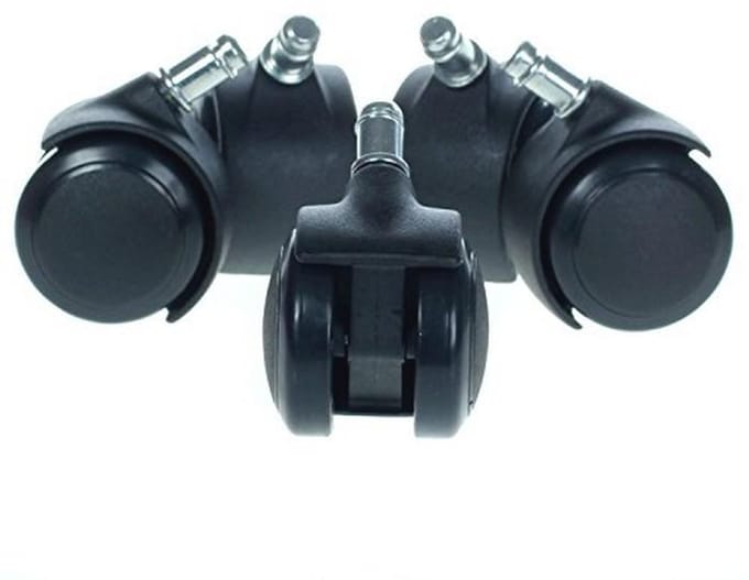 Hard Floor Wheels voor Bureaustoelen - 11mm PU Wielen