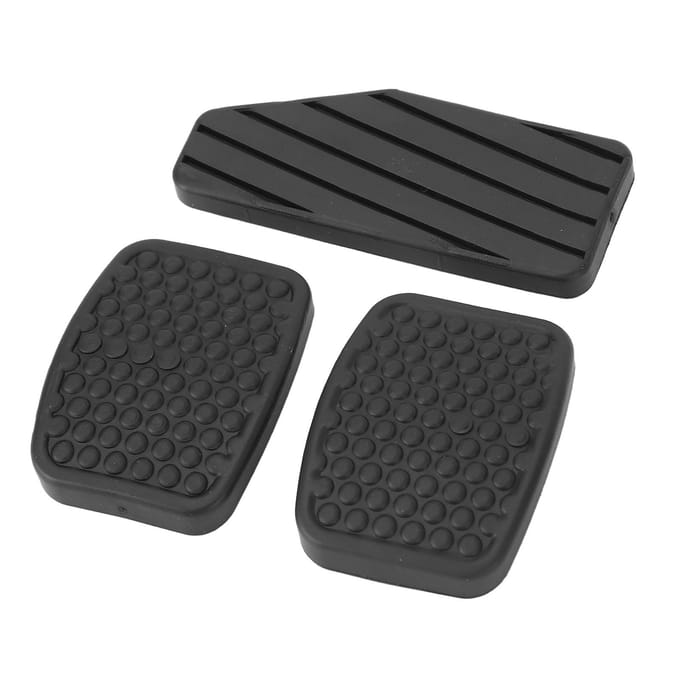 Gaspedaal Rem Koppeling 49451 60B00 Antislip Gaspedaal Voet Pad Set Vervanging voor Suzuki black