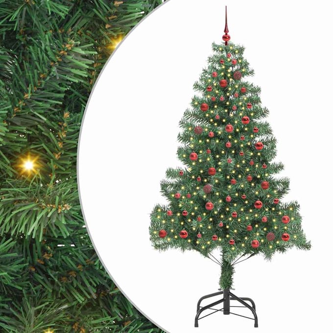 vidaXL - Kerstboom - Groen - 210 - cm - PVC