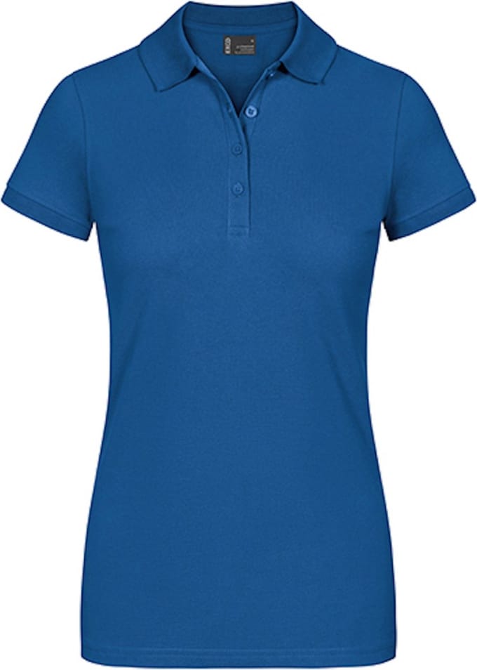 Damespolo 'Promodoro' met korte mouwen Cobalt Blue - M