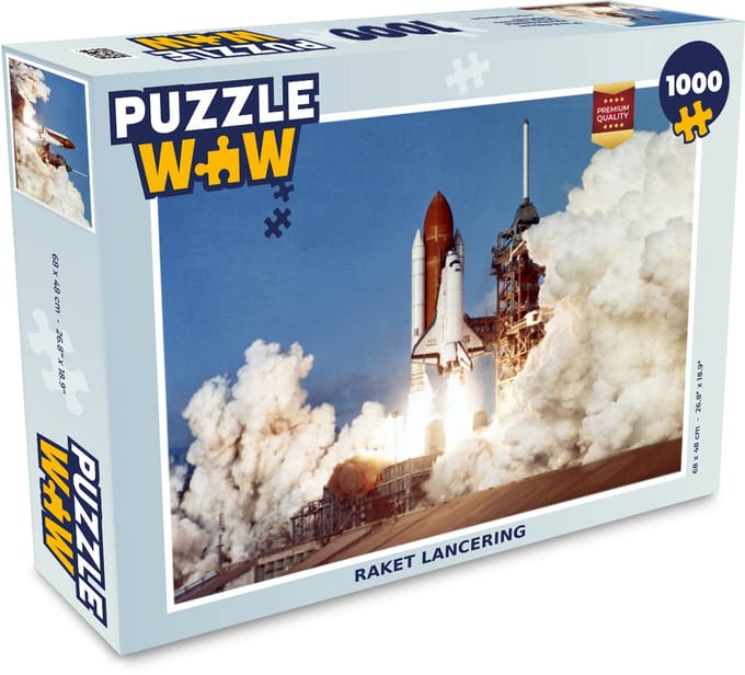 Puzzel Raket lancering - Legpuzzel - Puzzel 1000 stukjes volwassenen