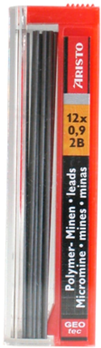Aristo potloodstiftjes - HI-Polymer - hardheid HB - lijnbreedte 0.9mm - AR-86908