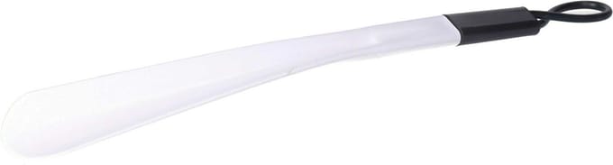 CM Schoenlepel kunststof - wit - 40 cm - Schoen instaphulp - Schoenen accessoires