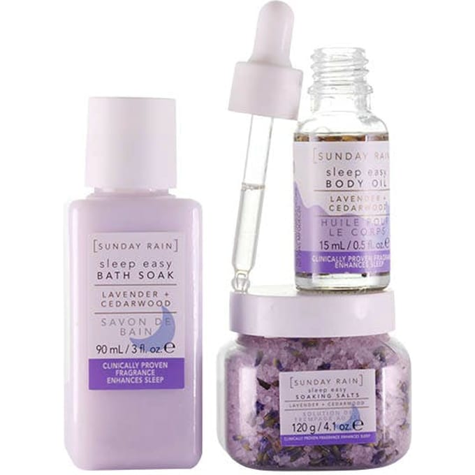 Sunday Rain Sleep Easy Gift Set Sweet Dreams Bath Collection 15 ml + 90 ml + 120 g