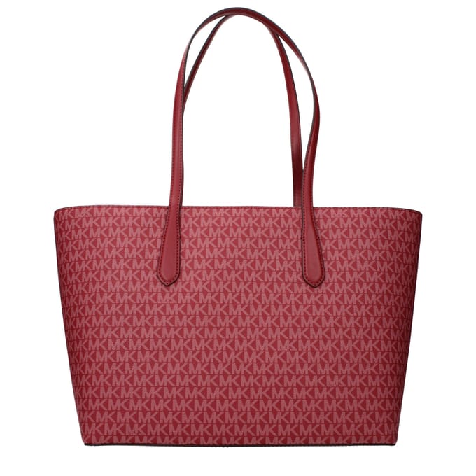 Michael Kors Rode Leren Schoudertas