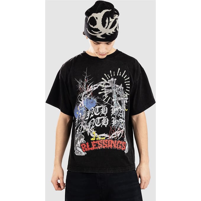 Ninth Hall Maxxed Out Boxy T-Shirt zwart