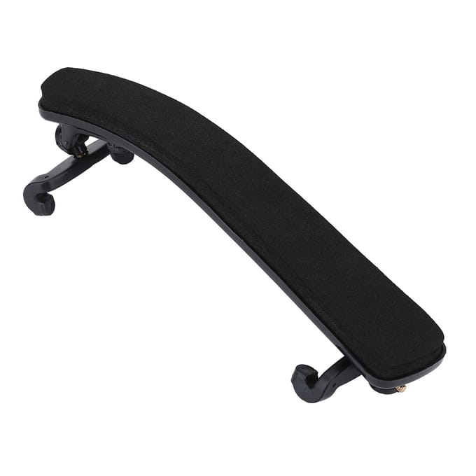 Coussin d'épaule en caoutchouc noir durable, réglable et confortable, support pour violon 3/4 4/4 black