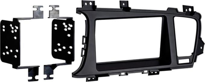 2-DIN Paneel geschikt voor Kia Optima 2011-2019 Kleur: Zwart (METRA)