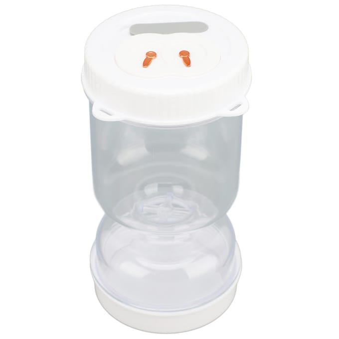 Augurkenpot 50oz Olijfzandloperpot Lekvrije augurkensapscheiderpot Augurkenflippot voor L white