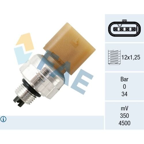 Drukschakelaar, airconditioning FAE 15825