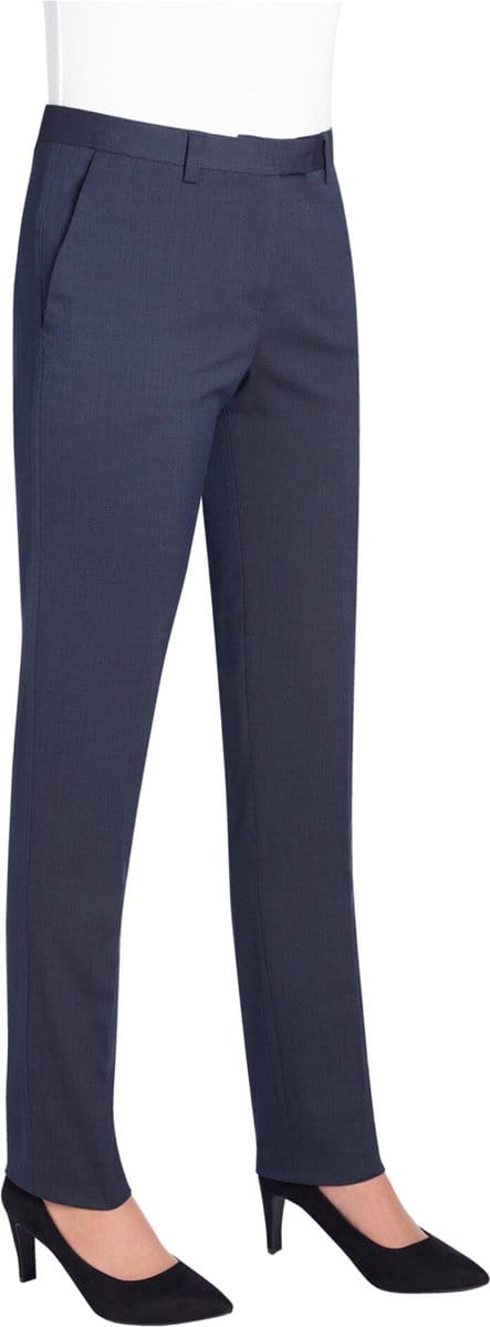 Brook Taverner Pantalon Ophelia BT2276 - Navy Pin Dot - 46 EU (18 UK)